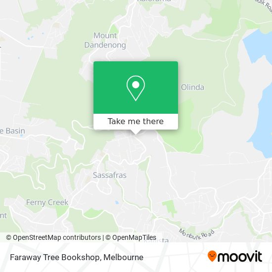 Faraway Tree Bookshop map