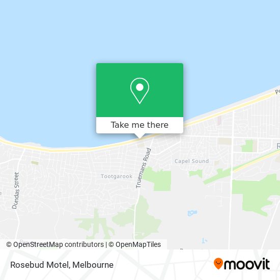 Rosebud Motel map