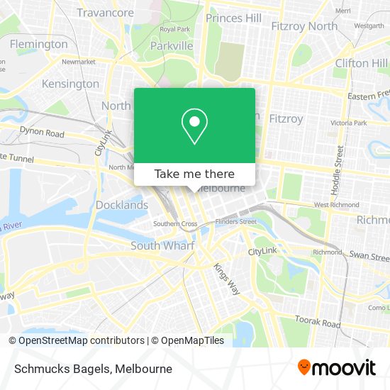 Schmucks Bagels map