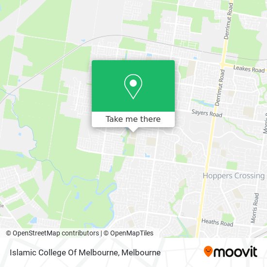 Mapa Islamic College Of Melbourne