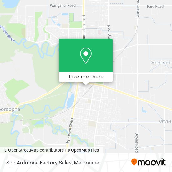 Spc Ardmona Factory Sales map