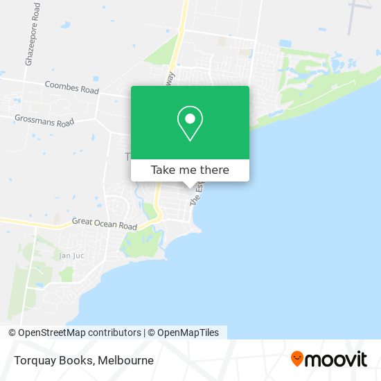 Torquay Books map