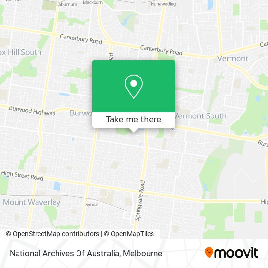 National Archives Of Australia map