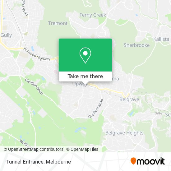 Tunnel Entrance map