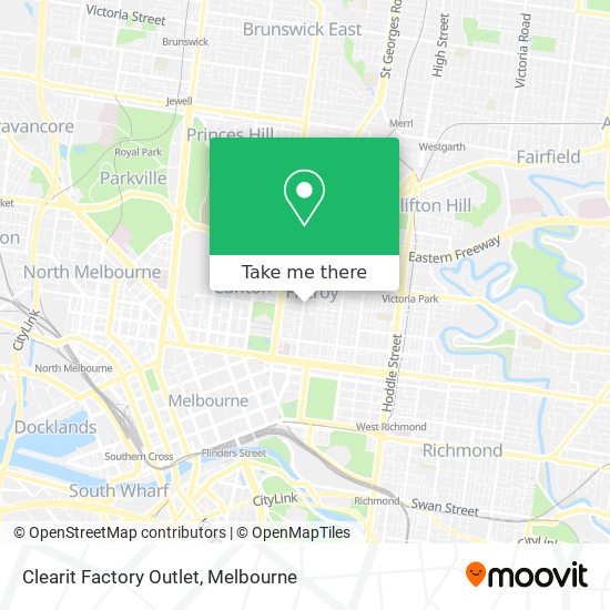 Clearit Factory Outlet map