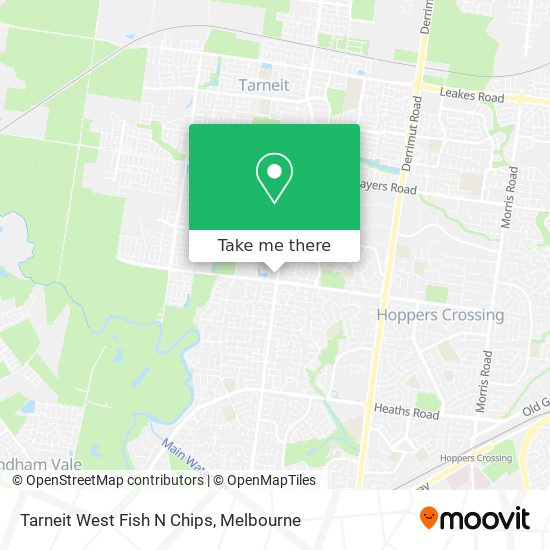 Tarneit West Fish N Chips map