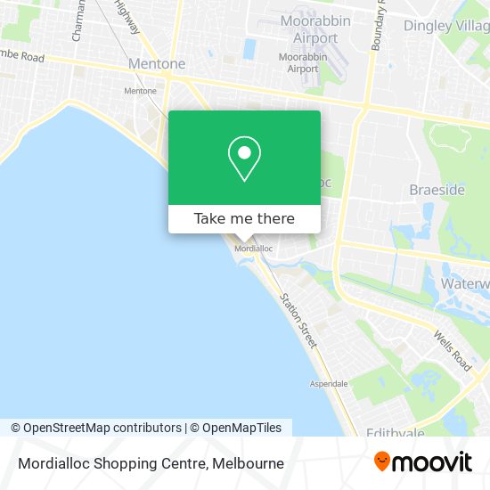 Mapa Mordialloc Shopping Centre