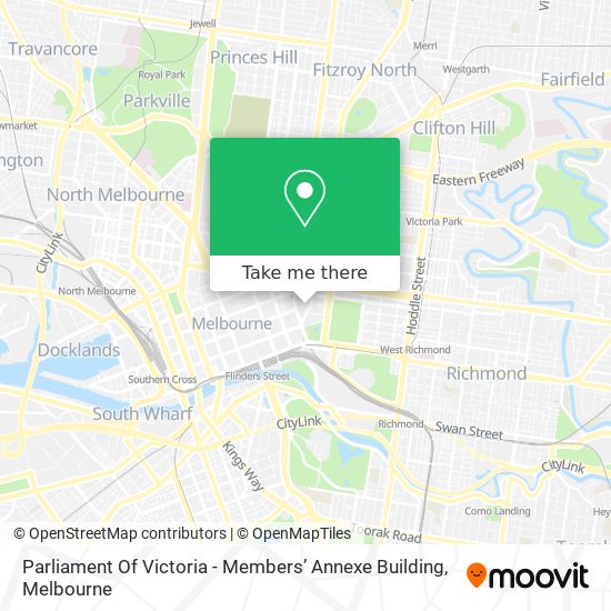 Parliament Of Victoria - Members’ Annexe Building map