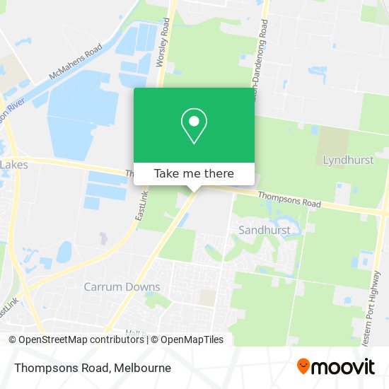 Thompsons Road map