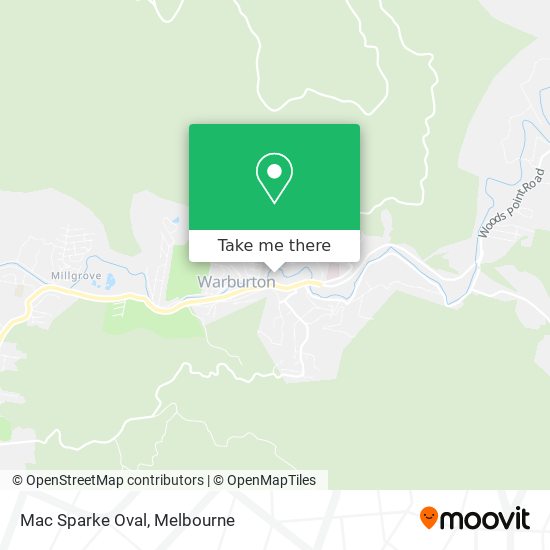 Mac Sparke Oval map