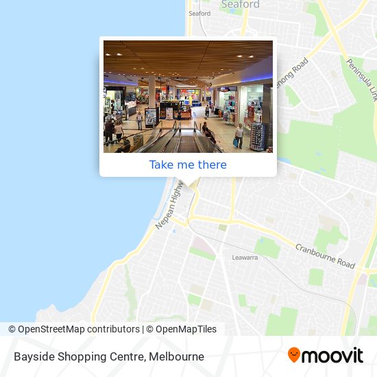 Mapa Bayside Shopping Centre