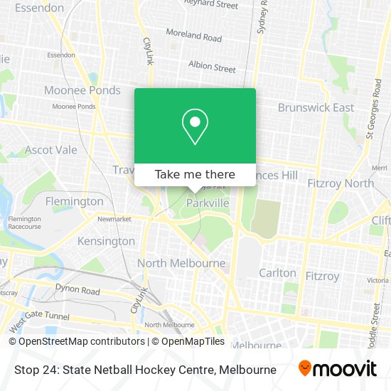 Stop 24: State Netball Hockey Centre map