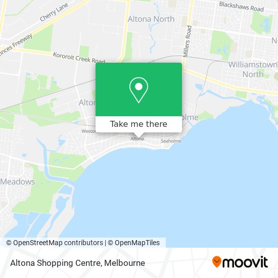 Altona Shopping Centre map