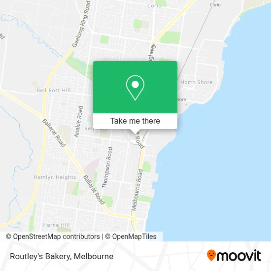 Mapa Routley's Bakery