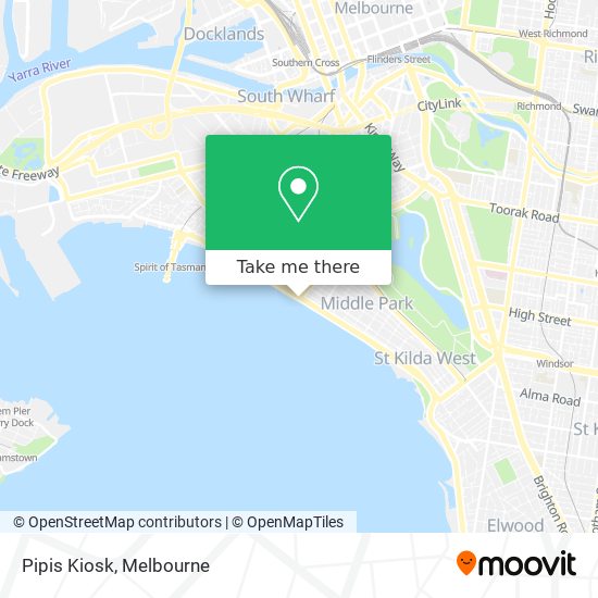 Pipis Kiosk map