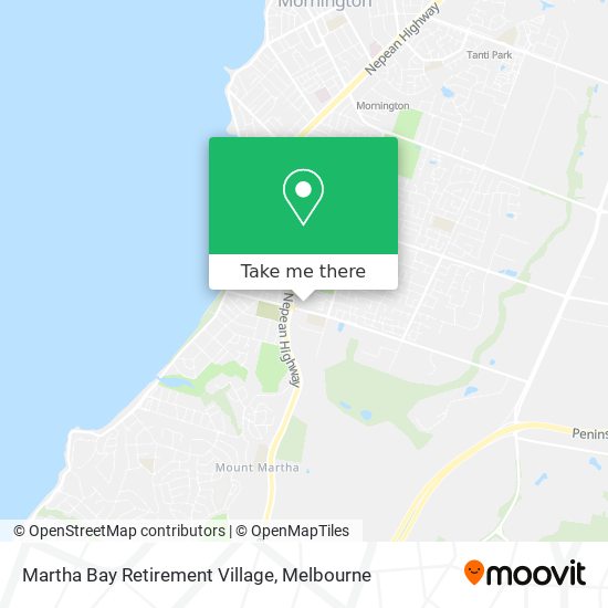 Martha Bay Retirement Village map