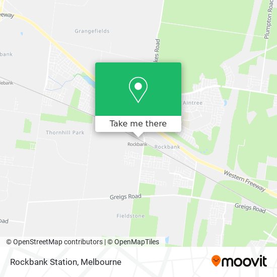 Rockbank Station map