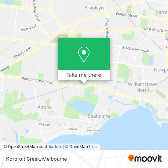 Kororoit Creek map