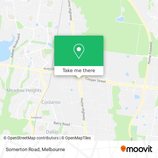 Somerton Road map