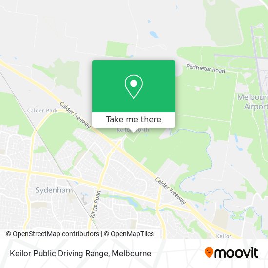 Keilor Public Driving Range map