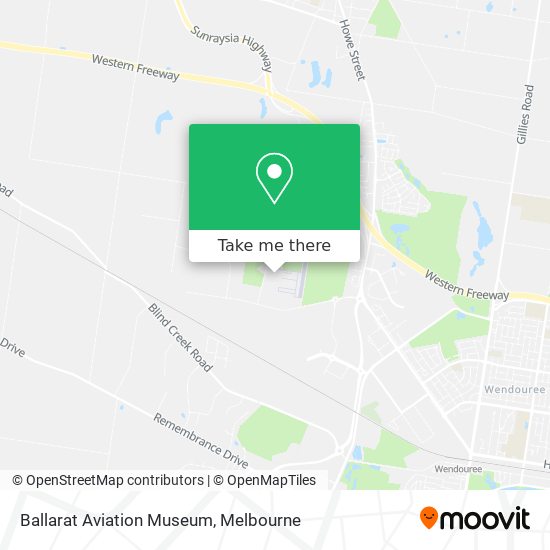 Ballarat Aviation Museum map
