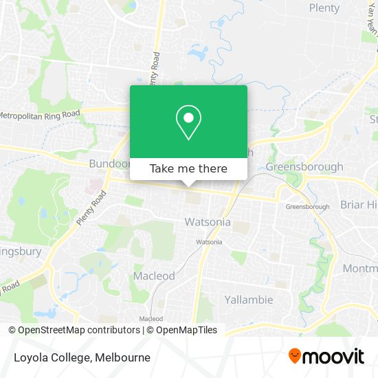 Loyola College map