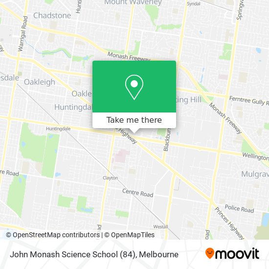 John Monash Science School (84) map