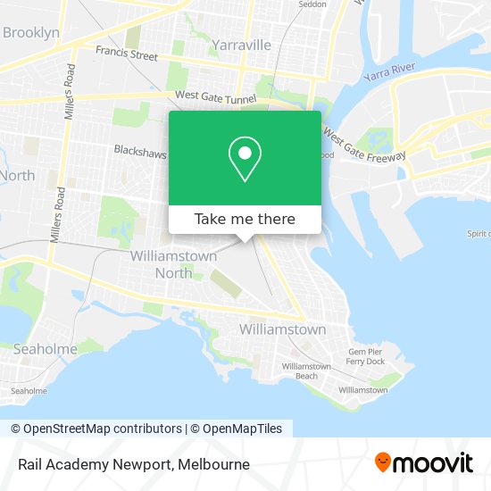 Rail Academy Newport map