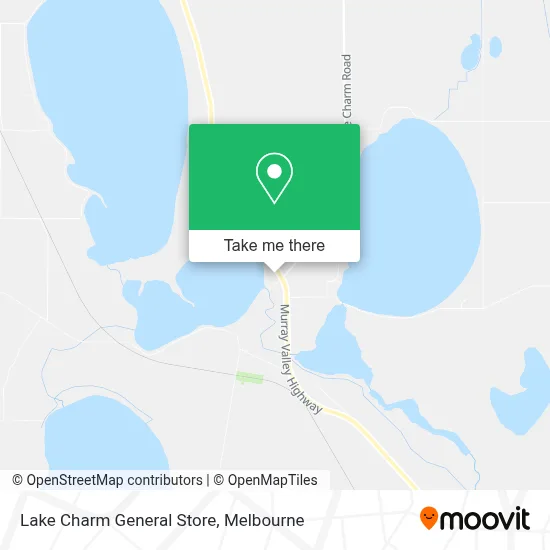 Mapa Lake Charm General Store
