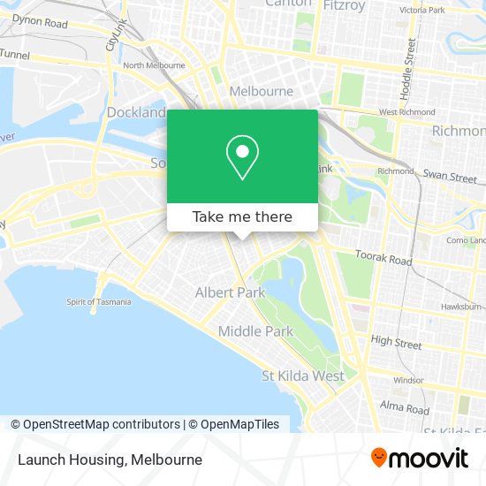 Mapa Launch Housing