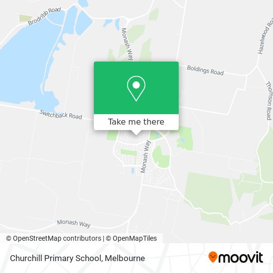 Churchill Primary School map