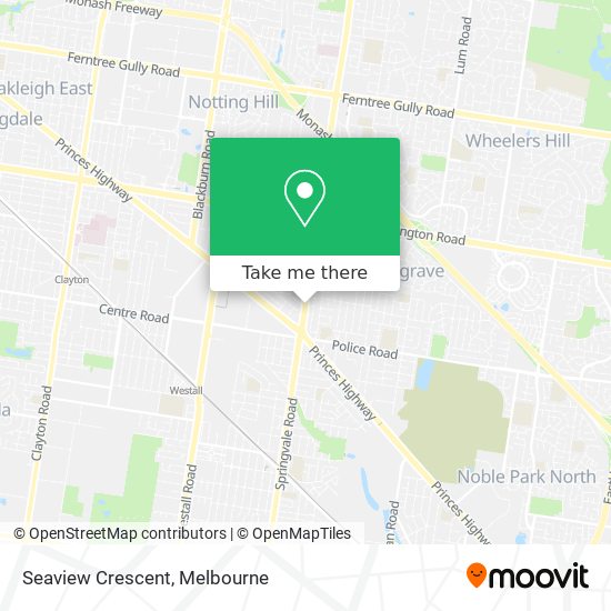 Seaview Crescent map