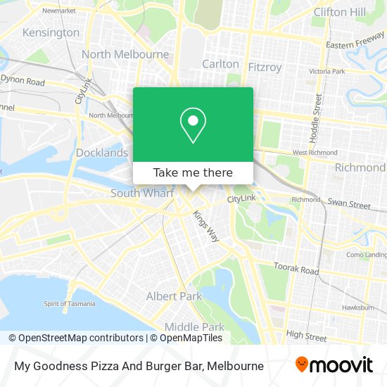 My Goodness Pizza And Burger Bar map