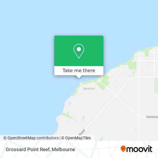 Grossard Point Reef map