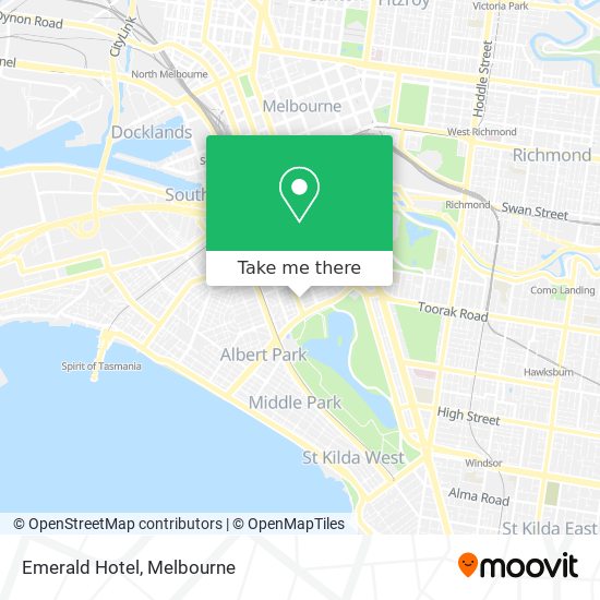 Emerald Hotel map