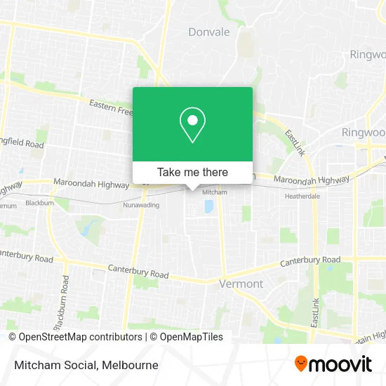 Mitcham Social map