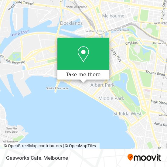 Gasworks Cafe map