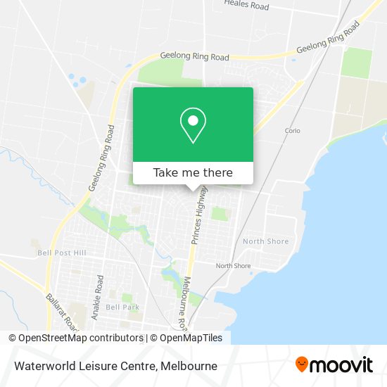 Waterworld Leisure Centre map