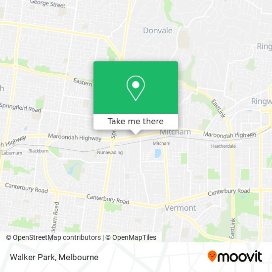 Walker Park map