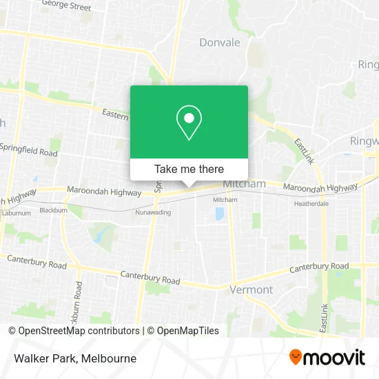 Walker Park map