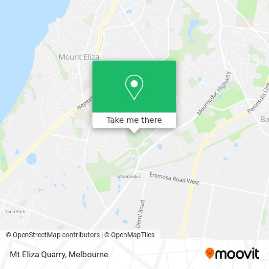 Mt Eliza Quarry map