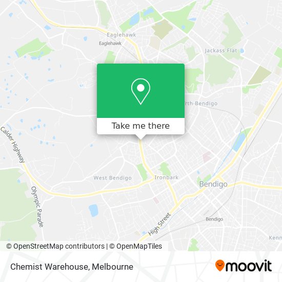 Chemist Warehouse map