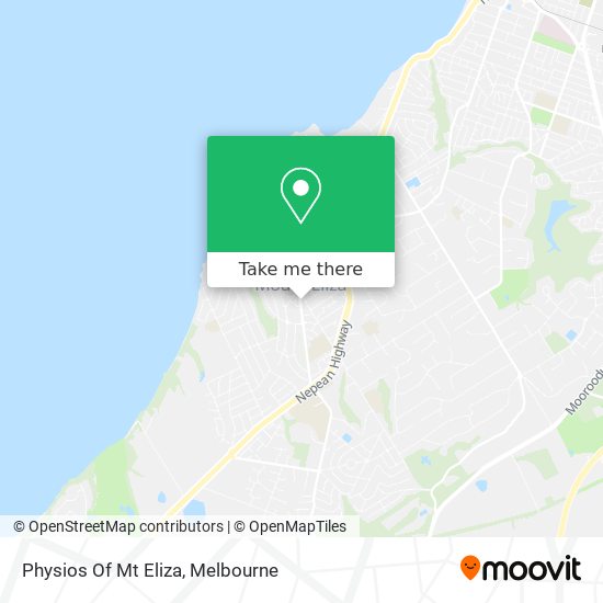 Physios Of Mt Eliza map