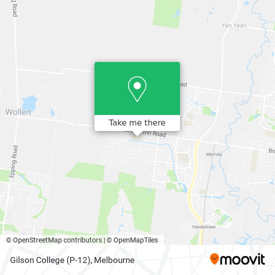 Gilson College (P-12) map