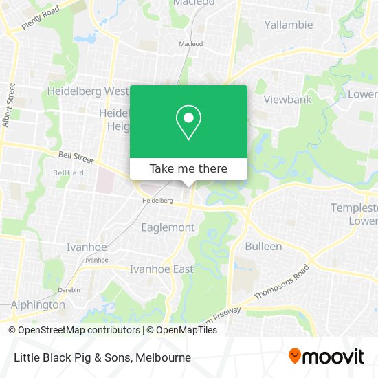 Little Black Pig & Sons map
