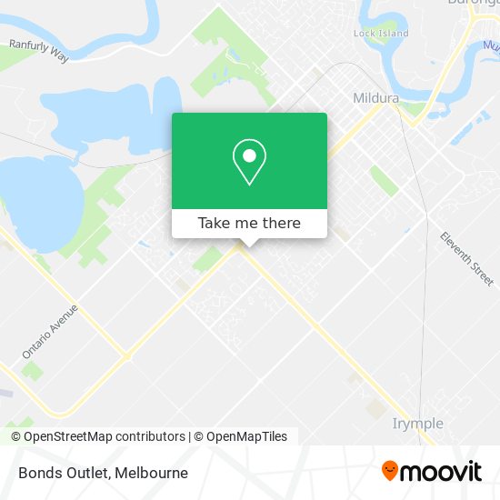 Bonds Outlet map