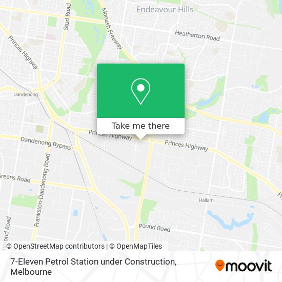 7-Eleven Petrol Station under Construction map