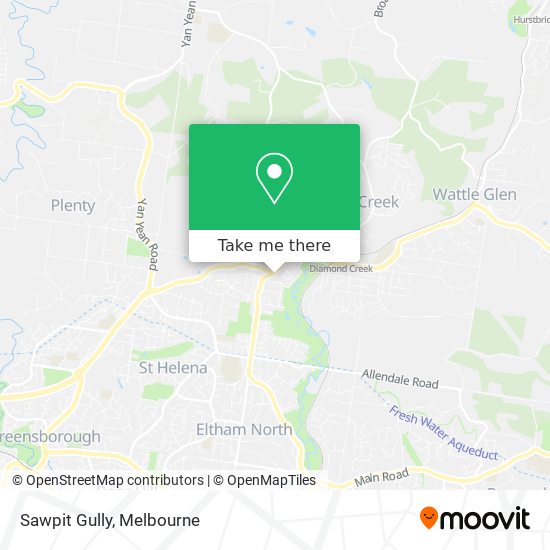 Sawpit Gully map