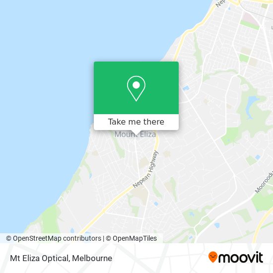 Mapa Mt Eliza Optical