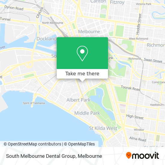 South Melbourne Dental Group map